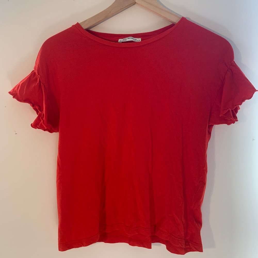 Zara Ruffled Tee